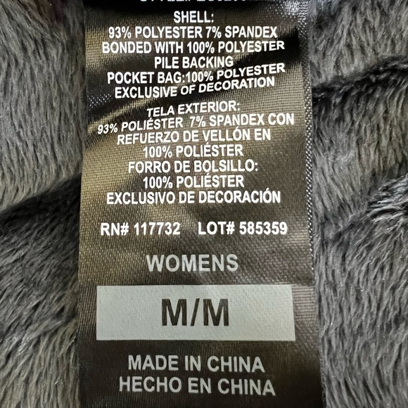 Gerry Softshell Smoke Gray Pale Pink Fur Lined Jacket w/Removable Hood- Med, NWT - Picture 9 of 14